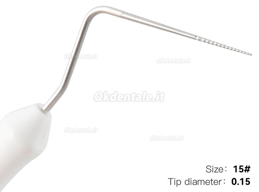 Lime endodontiche microscopiche dentali 04 conicità #10 #15 #20